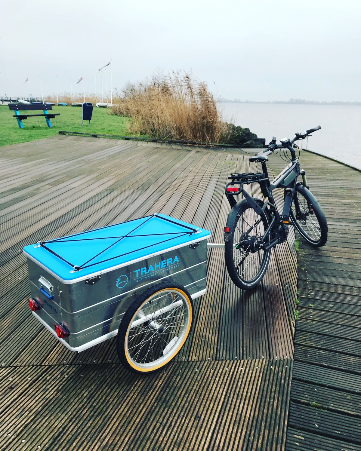 Trahera boxtrailer met wrap