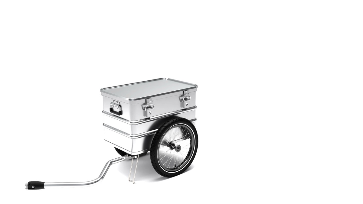 Foto groot bekijken Aluminium Box trailer 73L