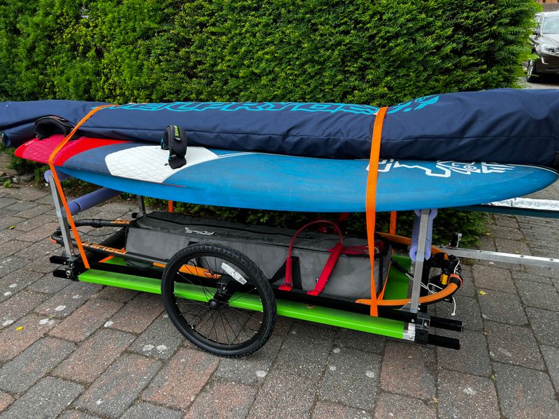 Trahera 2-in-1 windsurf, sup en kano trailer (demo trailer)